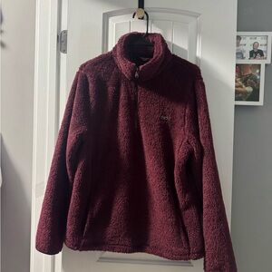 Kimes Ranch Red Sherpa Hoodie